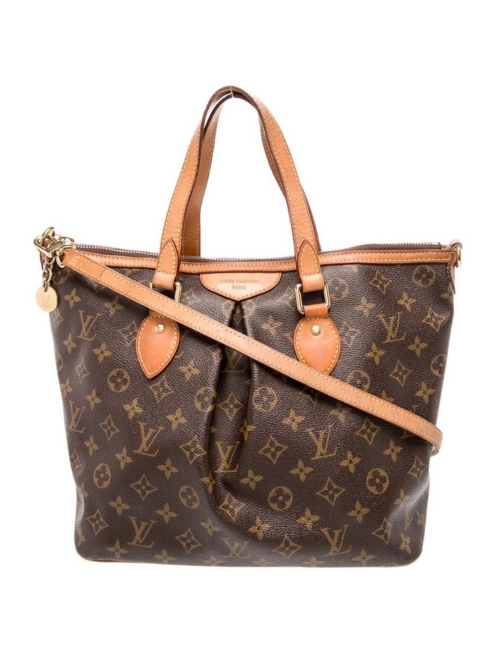 Louis Vuitton Monogram Canvas Tote with Vachetta Leather Handles